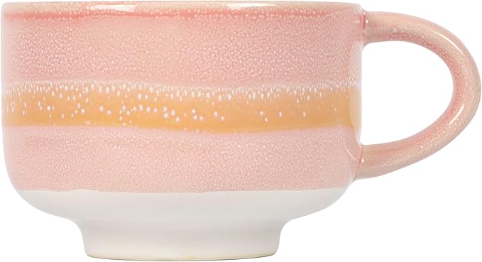 NOVA CERAMICS Ceramic Mug - Large Coffee Mug with Handle - 16 oz coffee cups - Microwave & Dishwasher Safe - Gifts For Women Men Him Her - 16oz - Afterglow