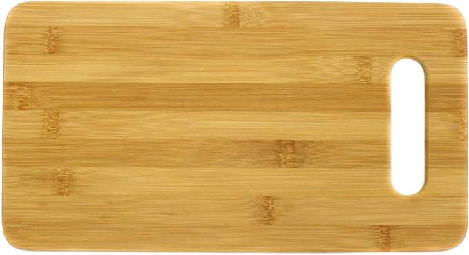 Chef Craft Classic Bamboo Cutting Board, 7.5 x 14 inch, Natural