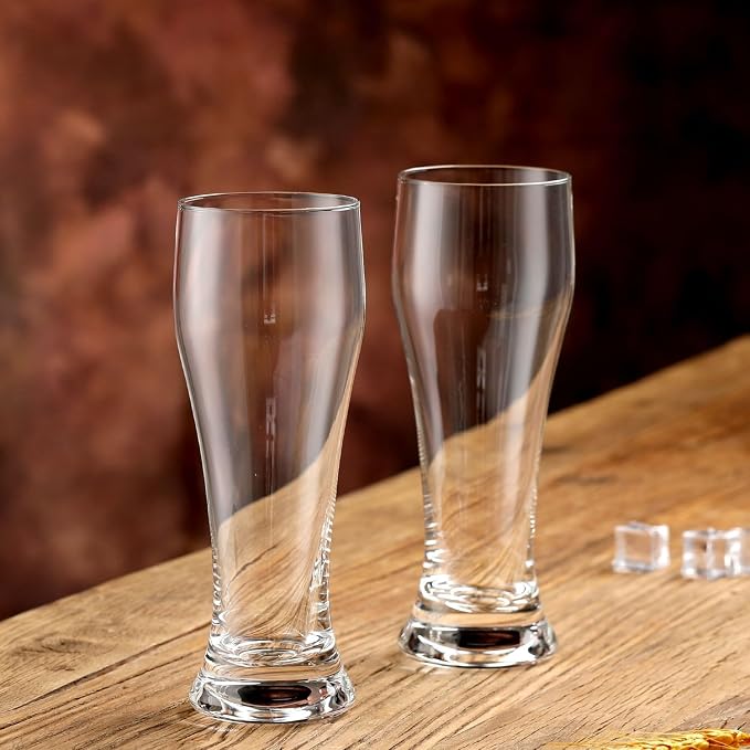 Wlasss Beer Glasses Set of 6,15 oz Glasses Drinking Set, Craft Pint Glasses for Freezer Supply Aroma Retention, Tall Beer Mug and Glassware,Unique Gifts for Christmas