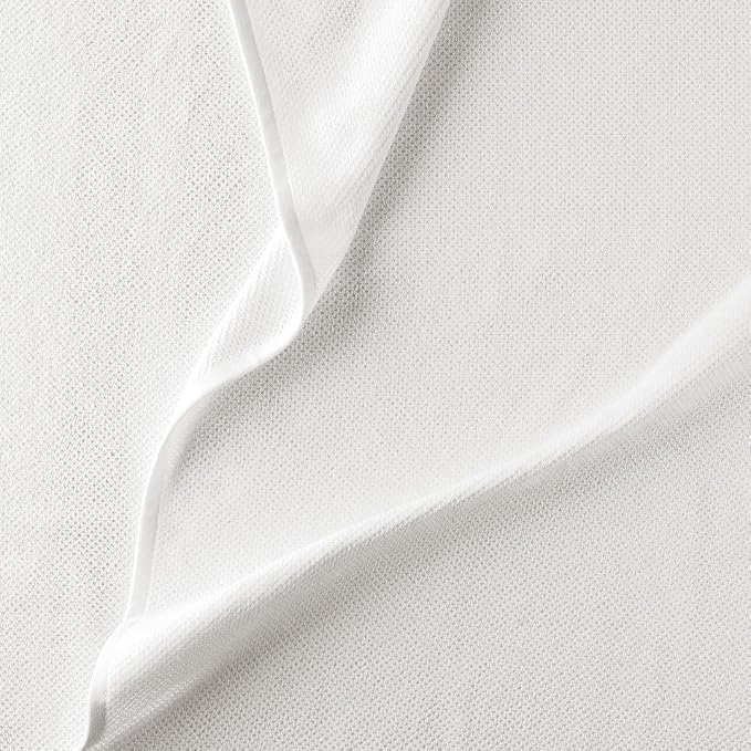 Organic Cotton Textured Towels - White - 2 Bath Towels