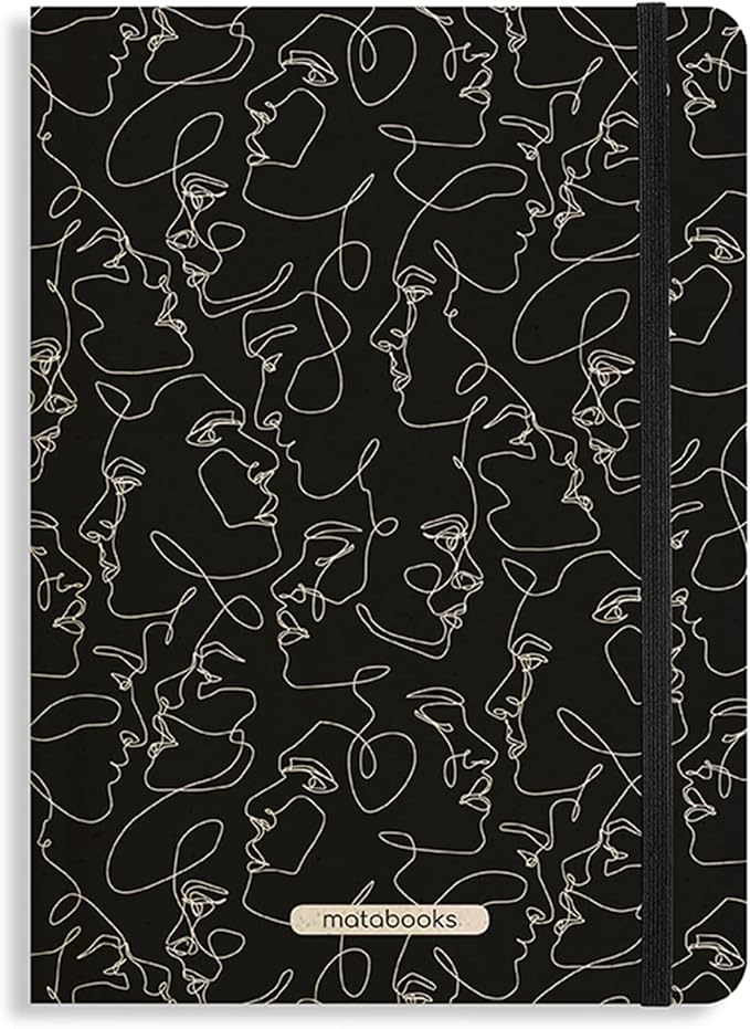 Sustainable and Vegan Notebooks A5 Made of Sweetgrass Paper, Nari, 138 Pages, Natural, Handmade, Made in Germany (Diversity)