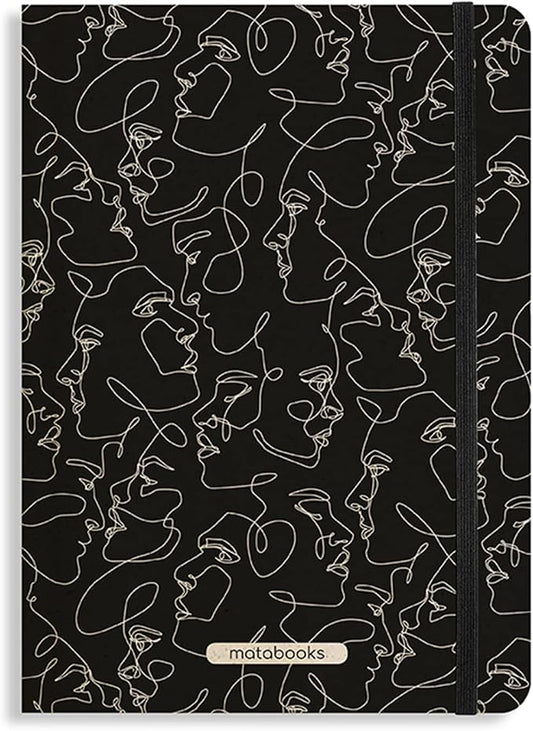 Sustainable and Vegan Notebooks A5 Made of Sweetgrass Paper, Nari, 138 Pages, Natural, Handmade, Made in Germany (Diversity)