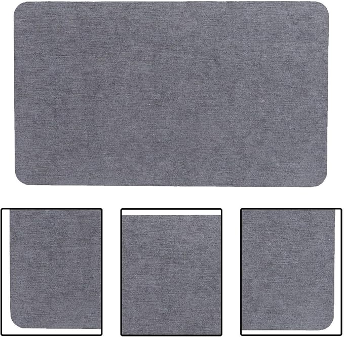 Water Absorbing Stone Tray for Sink - Anti-Slip Diatomaceous Earth Soap | Holder | Water Absorbent Coasters, Soap Holder, Dish Tray for Hand Soaps & Plants & toiletries in The Modern Home