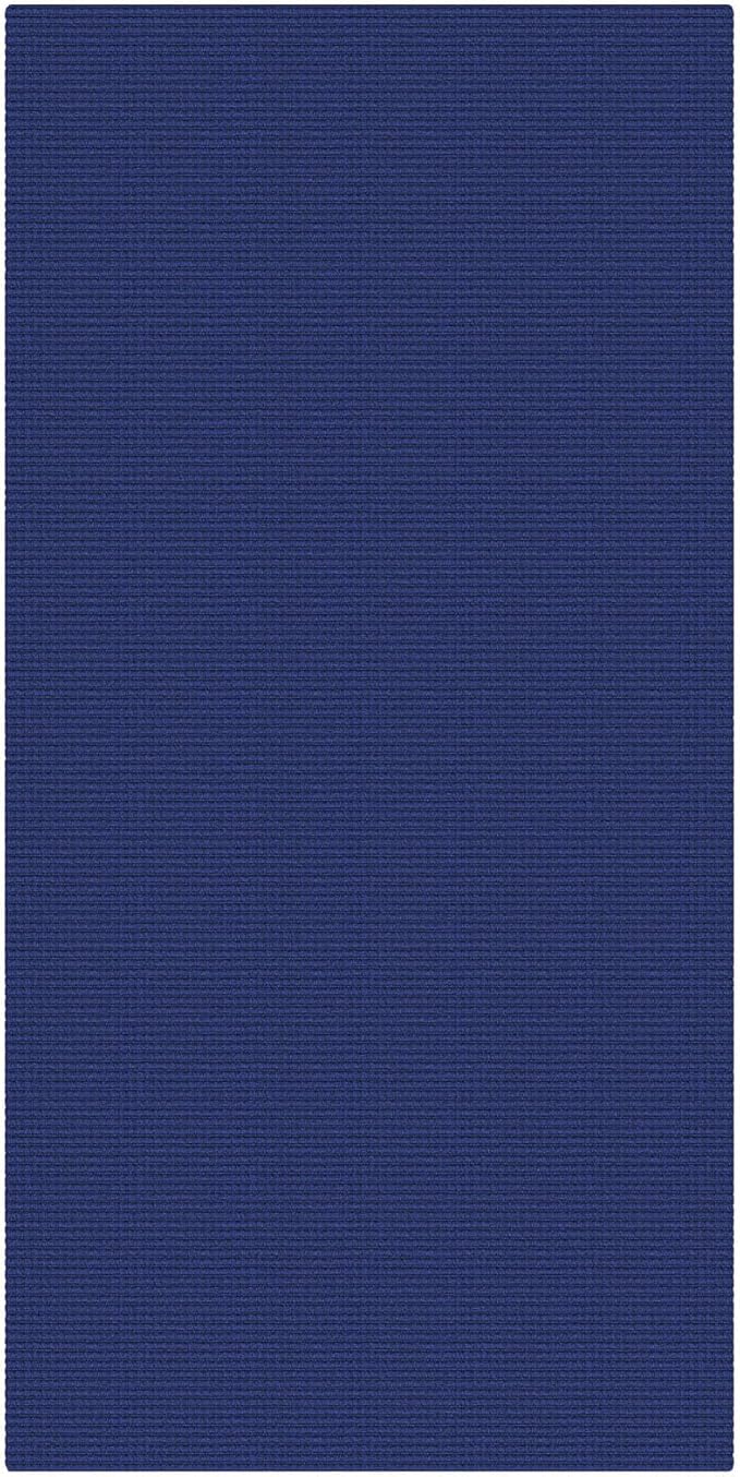 EARTHALL Woven Runner Rug 3x6 Ft Washable Runners for Hallways Wide Non Slip Entryway Rug Braided Kitchen Runner Indoor Floor Carpet for Entryway, Hallway, Kitchen, Bedroom, Royal Blue/Navy