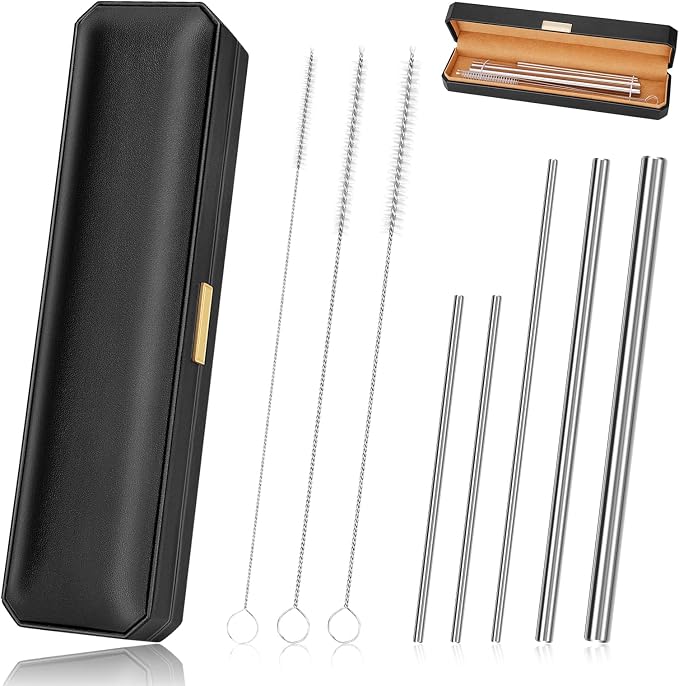 Singing Straw for Vocal Training - 3 Sizes of Singing Straw Tool Set, Stainless Steel Vocal Training and Healing Aid, to Improve, Train & Heal Your Voice(Gift Box)