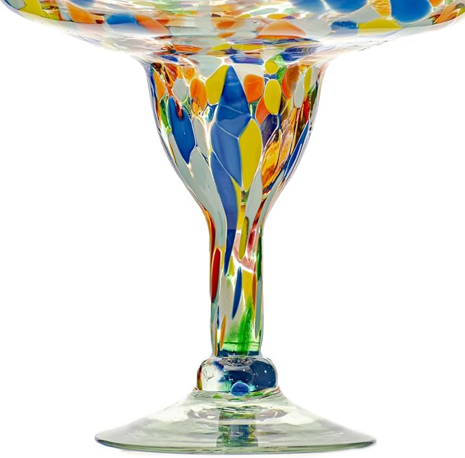 10 Strawberry Street San Lucas Mexican Glassware, Margarita, Set of 4
