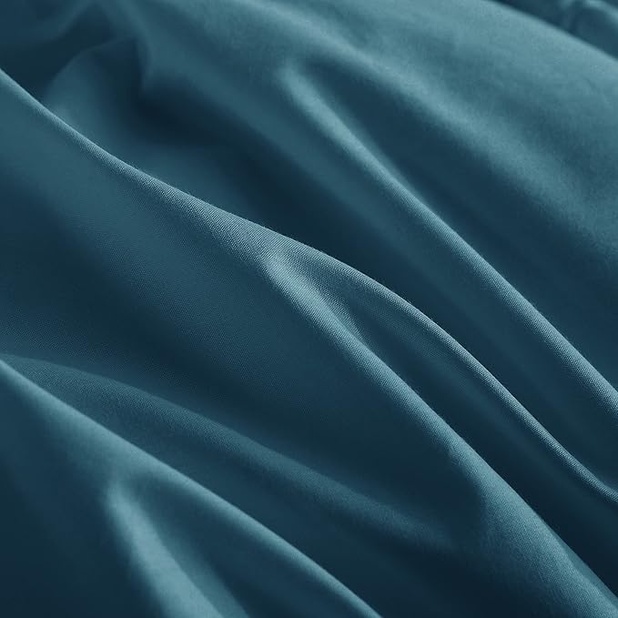 Feather and Loom Honeycomb Stitch Down Alternative All Season Comforter - Soft and Easy Care Microfiber Cover, Hypoallergenic High Loft Fiber Fill, Machine Washable - Color: Teal Size: Full/Queen