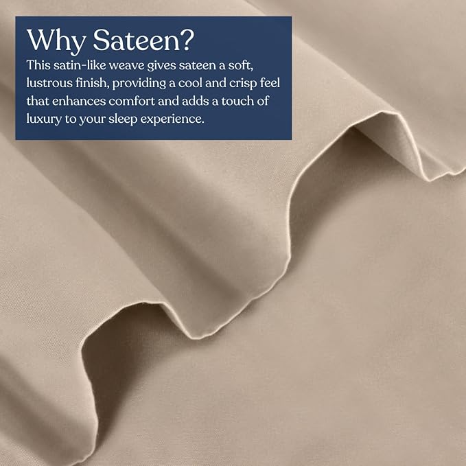 GOTS Certified 100% Organic Cotton Flat Sheet, 400TC Long Staple Cotton, Ultra Soft, Silky, Moisture-Wicking, Smooth & Breathable, Best Sheets for Hot Sleepers