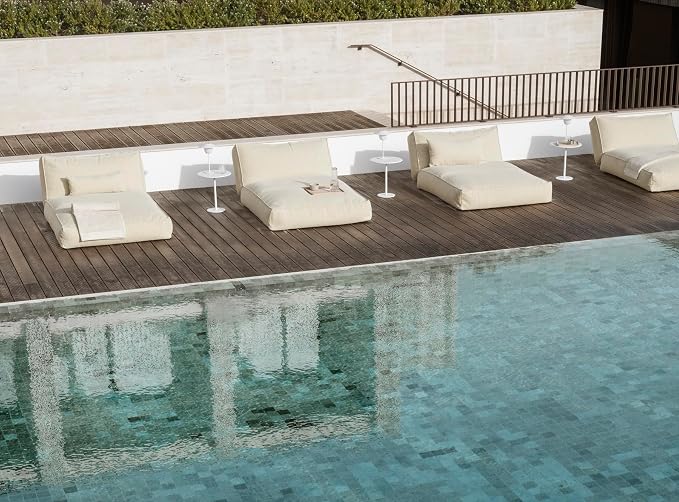 Blomus Riva Organic Terry Cloth Sauna Towel Bath Sheet - Moonbeam (Cream) - 100x200cm / 39x79in