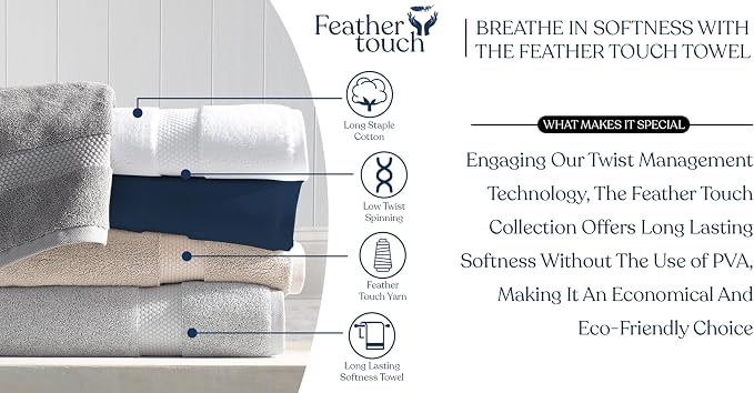 Organic Cotton Luxuriously Plush Bath Sheet | GOTS & Oeko-TEX Certified | Premium Hotel Quality Towels | Feather Touch Technology| 650 GSM Long Staple|Soft, Quick Dry & Ultra-Absorbent 36"x70"