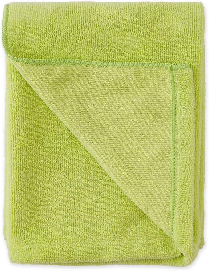 Bone Dry Pet Grooming Microfiber Towel, Embroidered Collection, X-Large,41x23.5, Lettuce Green
