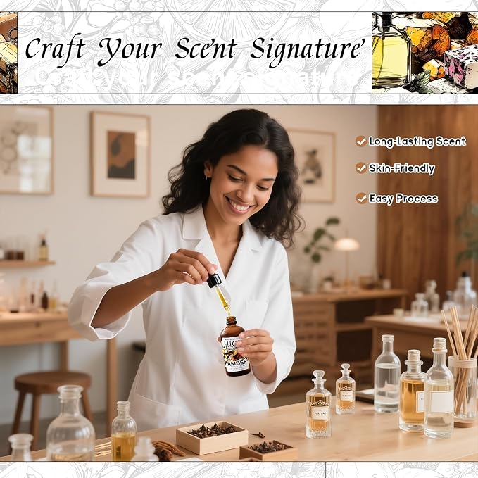 HIQILI Amber Fragrance Oil for Perfume Making - 5.07 Fl Oz / 150 ML | Add to Body Lotion, for Candle, Soap Making, Hotel Scents for Essential Oil Diffuser & Aromatherapy