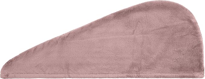 Microfiber Hair Towel Wrap, Hair Turban Towel Super Absorbent Twist Turban Dry Hair Caps with Buttons Bath Loop Fasten Salon Dry Hair Hat
