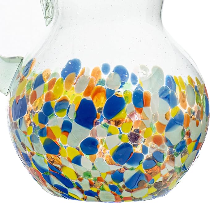 10 Strawberry Street San Lucas Mexican Glassware, Pitcher