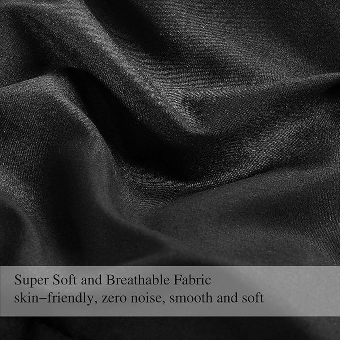 COHOME Premium Full Size Comforter, All-Season Quilted Down Alternative Duvet Insert, Luxury Hotel GentleSoft Comforter with Anti-Clump Tech & 8 Tabs - Reversible - Black 82x86 inches