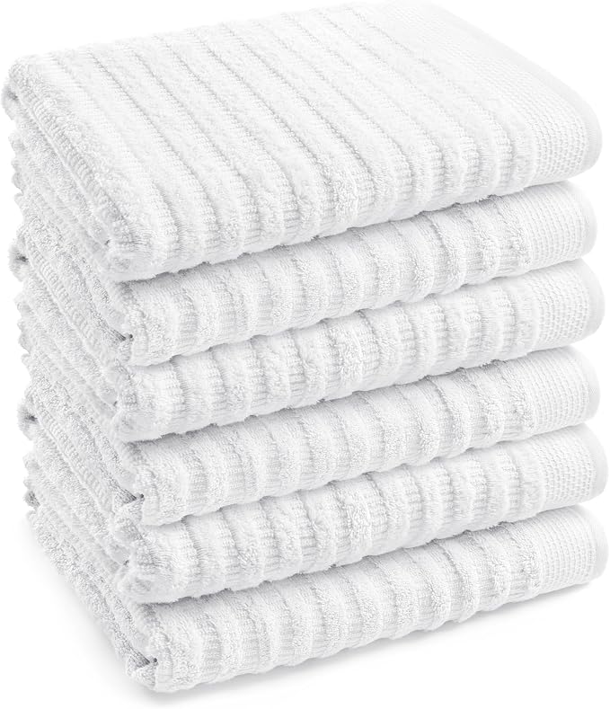 Softerry Pure Organic Cotton Hand Towel Set - 100% Soft Cotton - Extra Absorbent and Durable - 500 GSM Quick Dry - Luxury Hotel & Spa Quality - Fade Resistant - Eco Friendly
