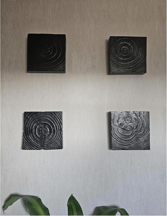 NAHARO Rustic Wood Wall Art–Farmhouse Style Wooden Wall Hanging Decor for Living Room, Bedroom, or Office – Handmade Eco-Friendly Pine Wood Ornaments