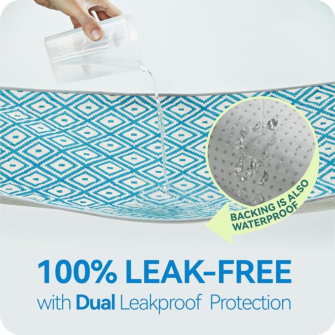 Washable Pee Pads for Dogs , 2 Pack Ultra-Absorbent Reusable Puppy Pads with Waterproof & Non-Slip Backing, Leak-Proof Protection for Dog Training , Crates , Whelping & Playpens ( 24"x36" )
