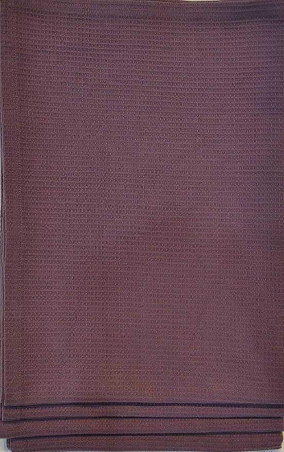 WAFFLE HAND TOWELS PACK OF 4, 20X29 INCHES, 100% NATURAL ORGANIC COTTON GOTS CERTIFIED (BURGUNDY) SUPER ABSORBANT & QUICK DRY, NO SOFTENERS, ENVIRONMENT FRIENDLY