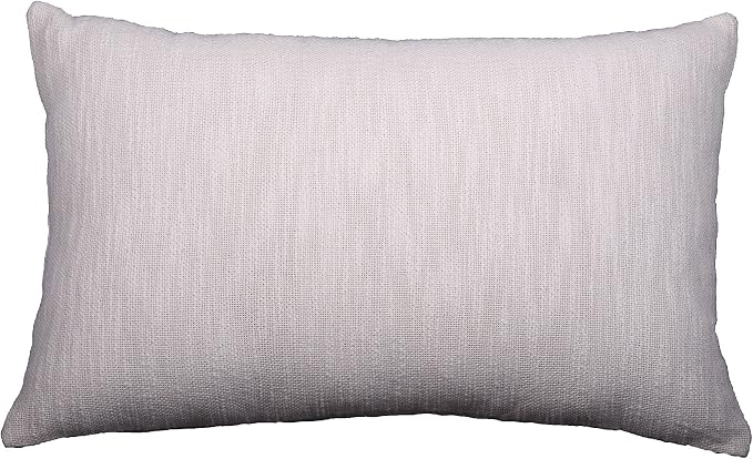 Trade Star 100% Cotton Cushion Case Throw Pillow Cover Lumbar Rectangle Fall Decor Cushion Cover Decorative Pillow Cases for Home (Ivory (Solid), 14 X22 Inch)