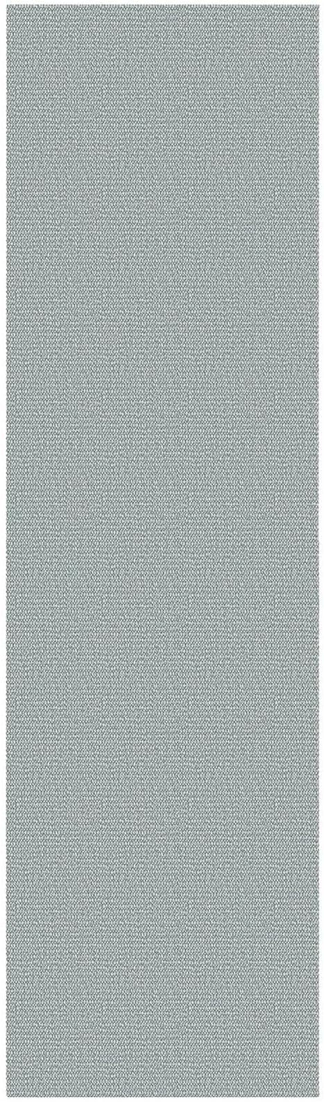 EARTHALL Washable Runner Rug 2x8 Ft Non Slip Runners for Hallways Cotton Rubber Backed Kitchen Runner Braided Indoor Floor Carpet Runners for Entryway, Hallway, Kitchen, Bedroom, Turquoise/Gray