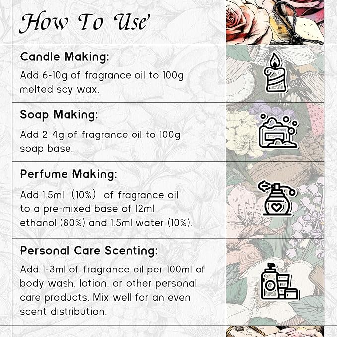 HIQILI Chocolate Fragrance Oil for DIY Candle & Soap Making - 1 Fl Oz | Ideal for Home Essential Oil Diffuser, Aromatherapy & Humidifier, Long Lasting Scents - 30 ML