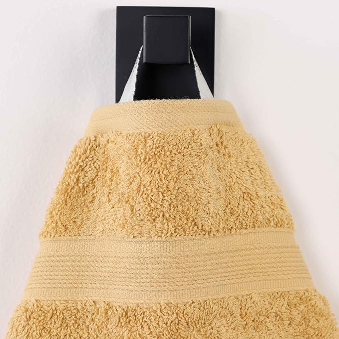 Superior 100% Organic Cotton Bath Towel Set of 3, Daily Use for Bathroom, Guest Bath, Quick Dry, Spa, Resort Towels, Absorbent, Home Essentials, 3-Piece Bath Towels, Oregon Collection, Gold