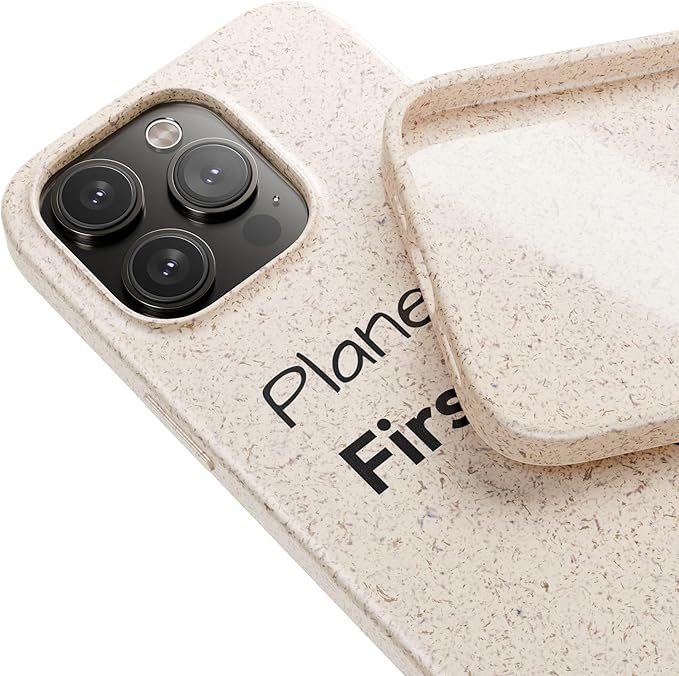 Eco-Friendly Biodegradable Phone Case - Planet First, Compatible with iPhone 16, 15, 14, & Samsung 22, 21, 20, All Versions