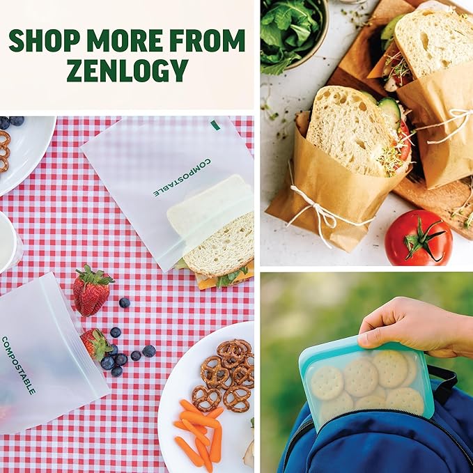 Beeswax Wrap Roll 13" x 55" – Zenlogy Reusable Beeswax Food Wrap, Cut to Size, Organic Cotton & Natural Beeswax, Washable Plastic Free Food Storage