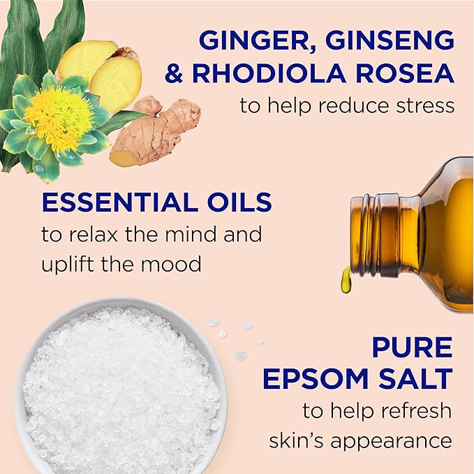 Dr Teal's Pure Epsom Salt, Stress Relief with Essential Oils, 3 lbs (Pack of 2)