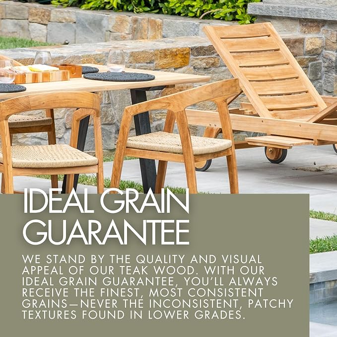 Nordic Teak 100% Solid Teak Wood String Mat - Indoor and Outdoor Use - Non-Slip Wooden Platform for Sauna, Pool, Hot Tub Flooring Decor and Protector (Natural Finish, 23.62" x 15.75")