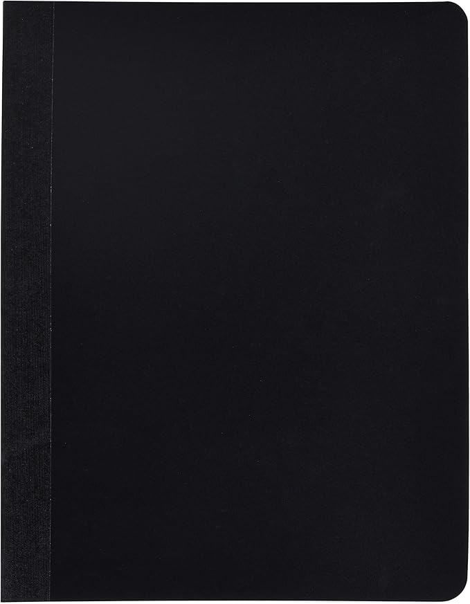 Mintra Office Poly Composition Book (3 Pack, Black Blue Red)