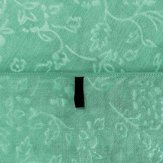 JML Extra Large Microfiber Bath Sheets Towels for Adult, 2 Pack, 35" x 70", Absorbent & Quick Dry, Soft Bathroom Towels for Hair Wrap, Sauna, Salon,Sport, Fitness, Yoga, Green