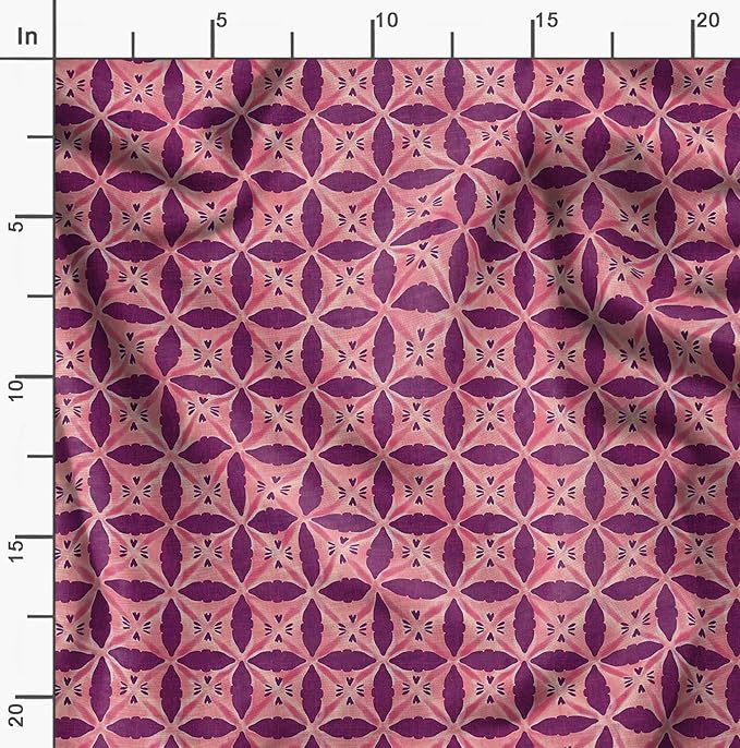 Soimoi Tribal Print - Blue, Viscose Rayon Fabric Material - 42 Inch Wide, 1 Yard, Unstitched Material for Dresses, Blouses, Skirts, Sleepwear, Kids Clothing