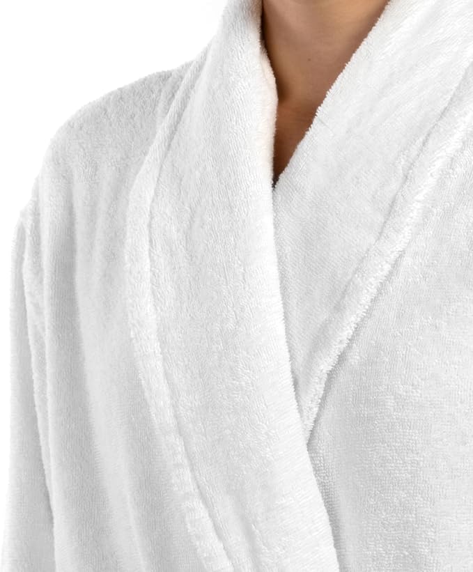 Plush Necessities 100% GOTS Certified Organic Cotton Terry Bathrobe