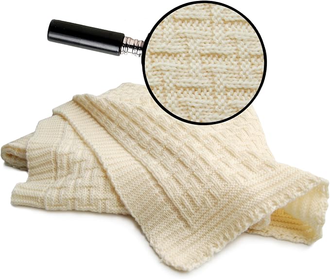 Sonnenstrick 100% Organic Merino Wool Baby Blanket Made in Germany (31.5 x 35.5 inch)