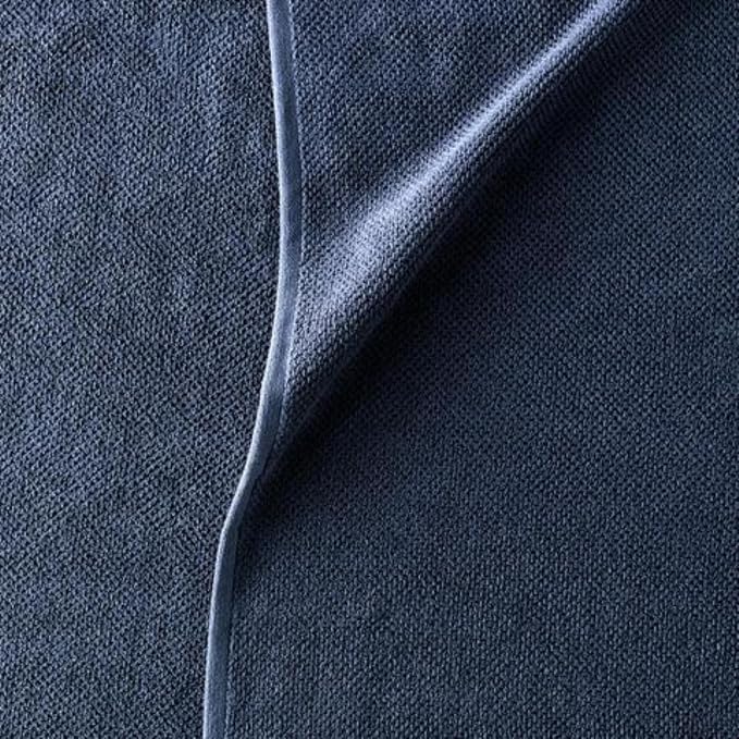 Organic Cotton Textured Towels - Navy - 2 Hand Towels