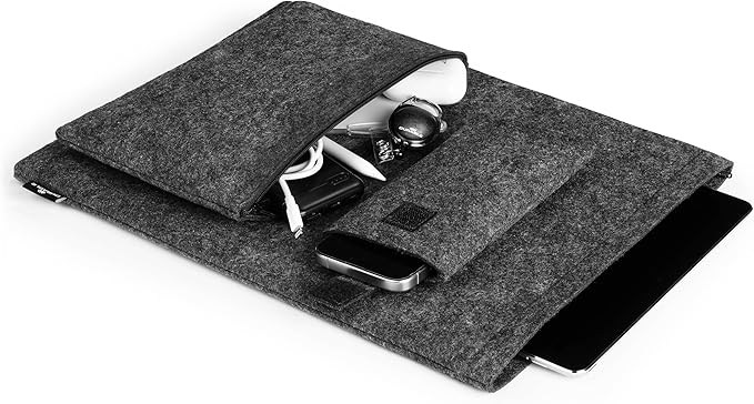 Durable Recycled Felt Laptop MacBook Bag Case Sleeve - 16.4“