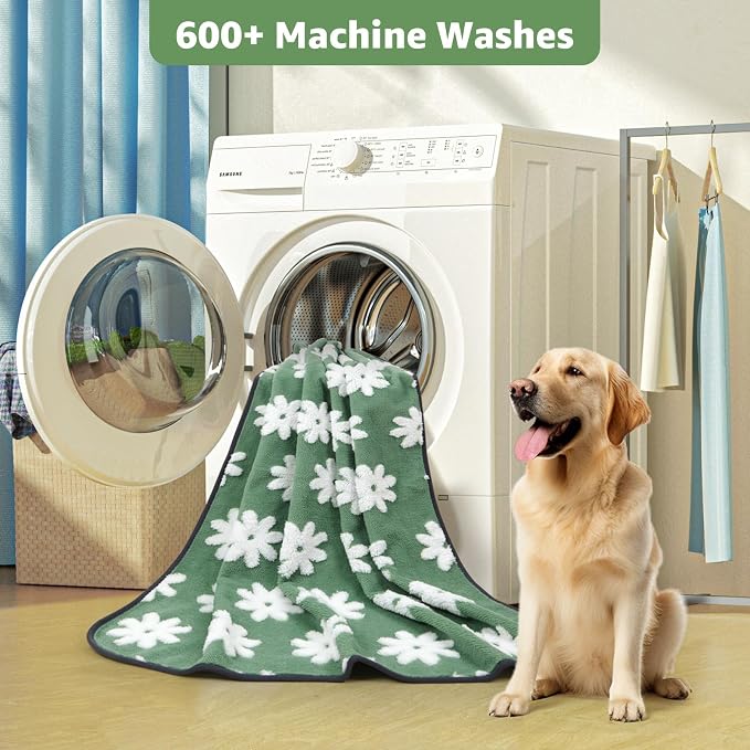 LOOBANI Washable Puppy Pads: Waterproof Reusable Pee Pads for Dogs, Non-Slip and Leak-Proof Dog Pee Mat, Absorbent Dog Training Pads for Puppy Playpen, Crate, Potty Training (36"x41", 2 Packs)