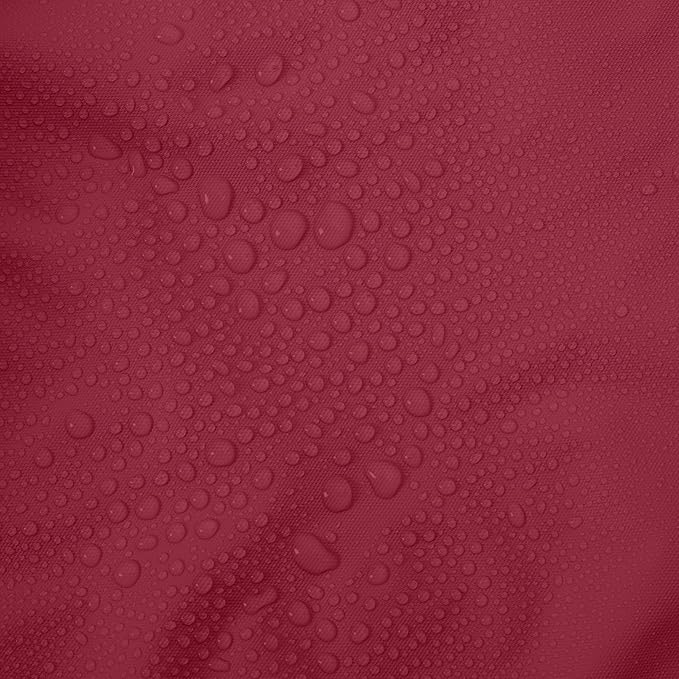 Bath Bliss Heavy Shower Curtain Liner, 12 Rust Resistant Metal Grommets, 3 Weighted Magnet Hem, Burgundy