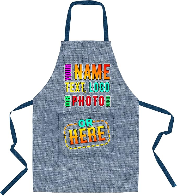 Chefs Aprons | Cooking Baking Grilling for Home Restaurant | Premium Kitchen Aprons with Double Pocket for Men Women