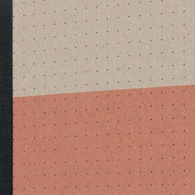 Sigel SN300 Notebook, Dotted (dot Grid), 80 g/m², Approx. A5, Coral, softcover, 200 Pages, Sustainable