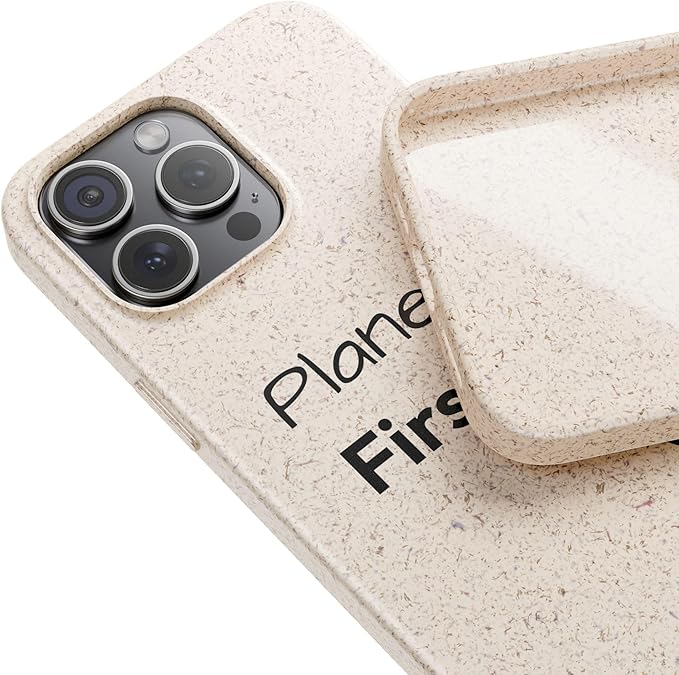 Eco-Friendly Biodegradable Phone Case - Planet First, Compatible with iPhone 16, 15, 14, & Samsung 22, 21, 20, All Versions