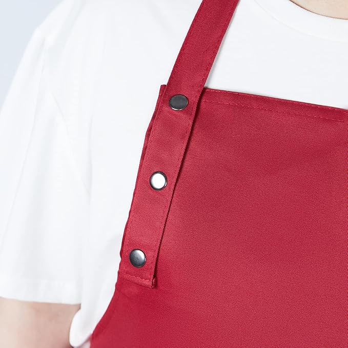 Art Aprons for Painting Pottery Ceramics, Mens Women Kitchen Cooking Aprons Waterproof Green