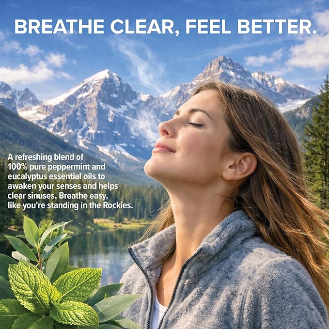 MOXĒ Shower Steamer Spray Breathe Essential Oil Shower Spray – Relaxing Aromatherapy Mist for Home Spa Experience – Pure Plant Based Fragrance for Daily Routine – 1 Pack, 2oz