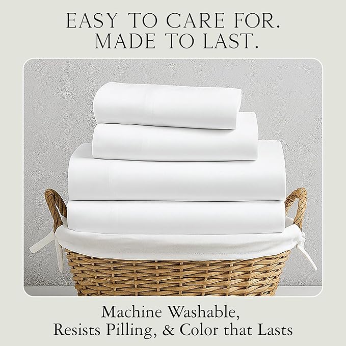 KARISSA MAE Pure Viscose from Bamboo Queen Size Pillowcase Set | 100% FSC Certified | Luxuriously Soft | Cooling | [Charcoal Grey]