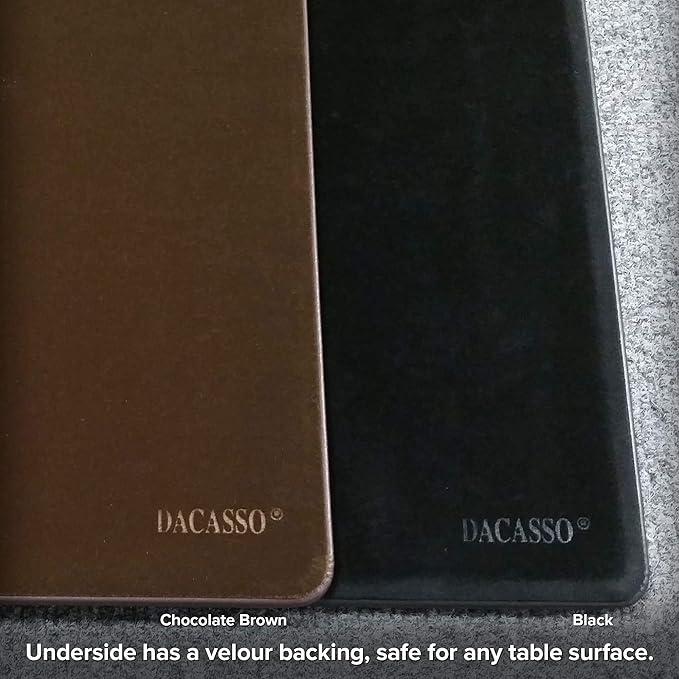 Dacasso Leather Desk Pad Without Side Rails