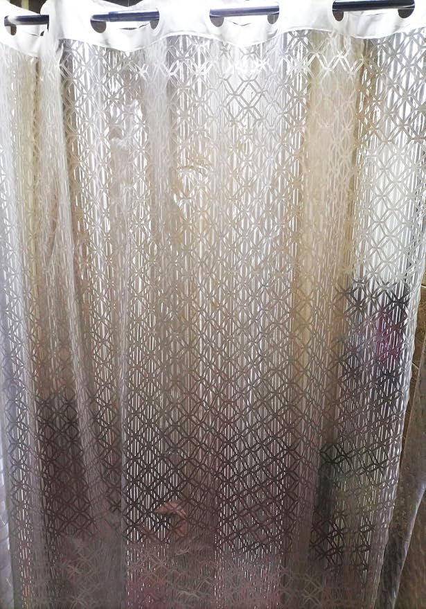EVA 8G Bathroom Shower Curtain Liner, 72x74 Inch 3D Frosted Heavy Duty Waterproof Shower Curtain Liner Thick Plastic Shower Curtains No Hooks