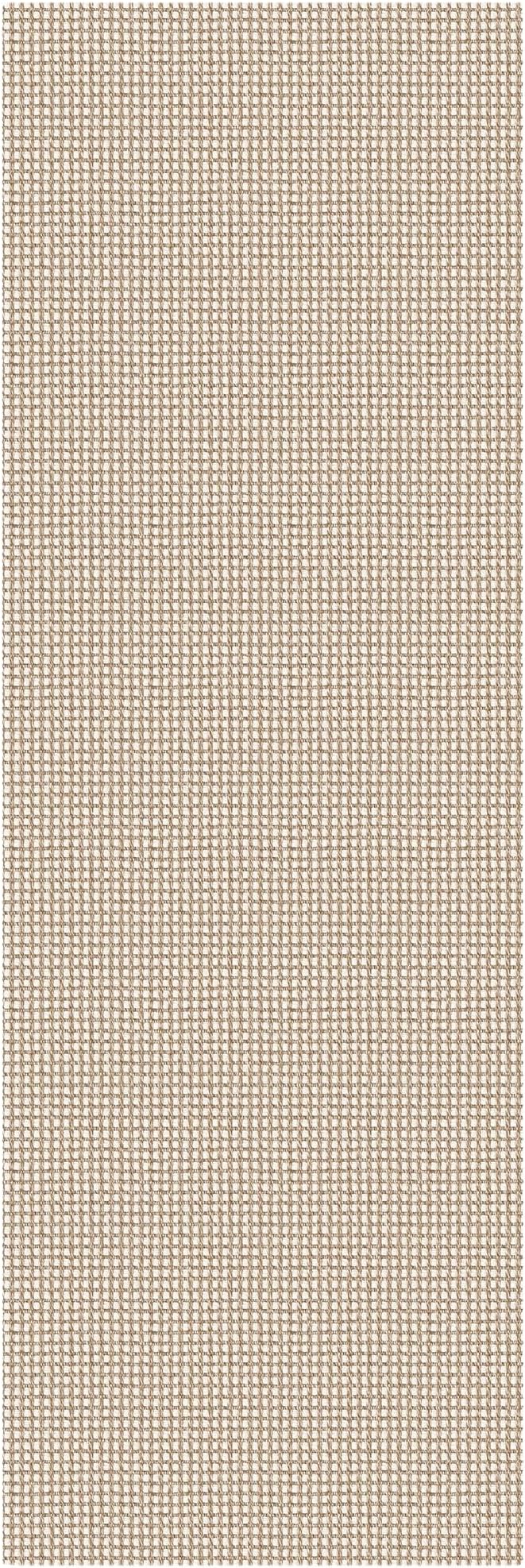 EARTHALL Woven Runner Rug 2x7 Ft Washable Runners for Hallways Cotton Non Slip Rubber Backed Kitchen Runner Braided Indoor Floor Carpet for Entryway, Hallway, Kitchen, Bedroom, Beige/Ivory