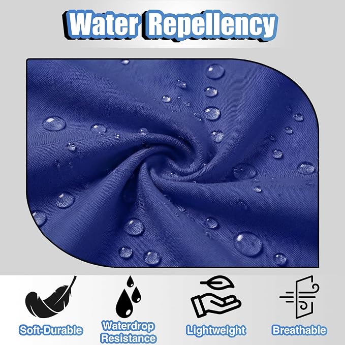 TOSHE Kitchen Apron Waterdrop Resistant Cotton Apron with adjustable Aprons for Women with Pockets 10 Color option Cooking Blue Apron (Navy Blue)